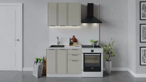 Кухонный гарнитур «Белладжио» длиной 100 см Белый, Софт панакота в Советском - sovetskij.mebel-tymen.ru | фото