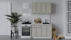 Кухонный гарнитур «Белладжио» длиной 120 см Белый, Софт панакота в Советском - sovetskij.mebel-tymen.ru | фото