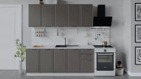 Кухонный гарнитур «Белладжио» длиной 200 см Белый, Софт капучино в Советском - sovetskij.mebel-tymen.ru | фото