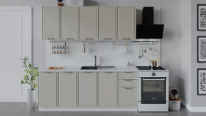 Кухонный гарнитур «Белладжио» длиной 200 см Белый, Софт панакота в Советском - sovetskij.mebel-tymen.ru | фото