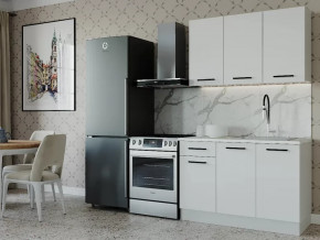 Кухонный гарнитур Белый Глянец-1200 МДФ столешница 38 мм в Советском - sovetskij.mebel-tymen.ru | фото