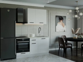 Кухонный гарнитур Белый Глянец-1600 МДФ столешница 26 мм в Советском - sovetskij.mebel-tymen.ru | фото