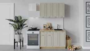 Кухонный гарнитур «Бьянка» длиной 120 см Дуб крафт золотой/Дуб ваниль в Советском - sovetskij.mebel-tymen.ru | фото