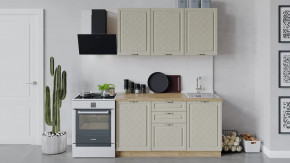 Кухонный гарнитур «Бьянка» длиной 150 см Дуб крафт золотой/Дуб ваниль в Советском - sovetskij.mebel-tymen.ru | фото