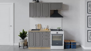 Кухонный гарнитур «Бьянка» длиной 160 см Дуб крафт золотой/Дуб серый в Советском - sovetskij.mebel-tymen.ru | фото