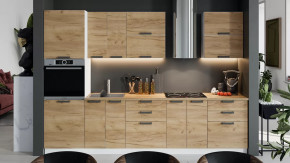 Кухонный гарнитур «Детройт» №1 Белый/Дуб Крафт золотой в Советском - sovetskij.mebel-tymen.ru | фото