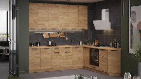 Кухонный гарнитур «Детройт» №14 Дуб Крафт золотой в Советском - sovetskij.mebel-tymen.ru | фото