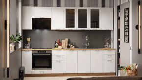 Кухонный гарнитур «Габриэлла» №1 Дуб крафт золотой/Сноу в Советском - sovetskij.mebel-tymen.ru | фото