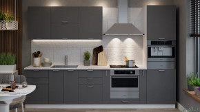 Кухонный гарнитур «Габриэлла» №10 Белый/Титан в Советском - sovetskij.mebel-tymen.ru | фото