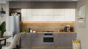 Кухонный гарнитур «Габриэлла» №17 Дуб Крафт золотой, Сноу, Муссон в Советском - sovetskij.mebel-tymen.ru | фото