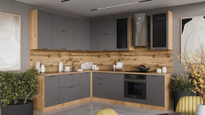 Кухонный гарнитур «Габриэлла» №25 Дуб Крафт золотой, Титан в Советском - sovetskij.mebel-tymen.ru | фото