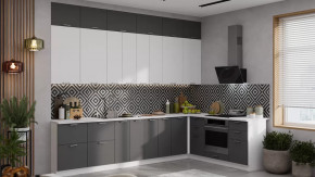 Кухонный гарнитур «Габриэлла» №26 Белый, Сноу, Титан в Советском - sovetskij.mebel-tymen.ru | фото