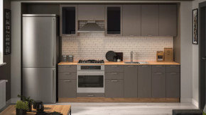 Кухонный гарнитур «Габриэлла» №4 Дуб крафт золотой/Муссон в Советском - sovetskij.mebel-tymen.ru | фото