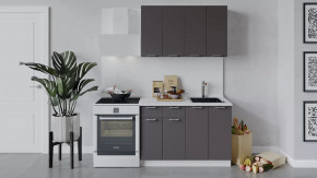 Кухонный гарнитур «Габриэлла» длиной 120 см Белый/Муссон в Советском - sovetskij.mebel-tymen.ru | фото