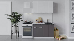 Кухонный гарнитур «Габриэлла» длиной 120 см Белый/Сноу/Муссон в Советском - sovetskij.mebel-tymen.ru | фото