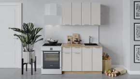 Кухонный гарнитур «Габриэлла» длиной 120 см Дуб крафт золотой/Крем в Советском - sovetskij.mebel-tymen.ru | фото