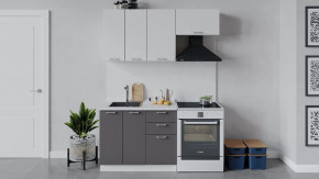 Кухонный гарнитур «Габриэлла» длиной 160 см Белый/Сноу/Муссон в Советском - sovetskij.mebel-tymen.ru | фото