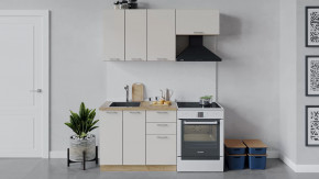 Кухонный гарнитур «Габриэлла» длиной 160 см Дуб крафт золотой/Крем в Советском - sovetskij.mebel-tymen.ru | фото