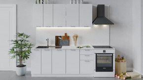 Кухонный гарнитур «Габриэлла» длиной 180 см Белый/Сноу в Советском - sovetskij.mebel-tymen.ru | фото