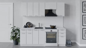 Кухонный гарнитур «Габриэлла» длиной 220 см Белый/Сноу в Советском - sovetskij.mebel-tymen.ru | фото