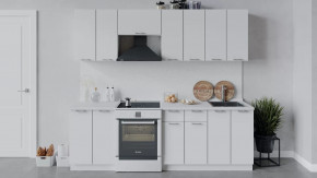 Кухонный гарнитур «Габриэлла» длиной 240 см Белый/Сноу в Советском - sovetskij.mebel-tymen.ru | фото