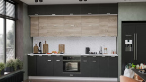 Кухонный гарнитур «Гранита» №5 Белый, Дуб Сонома, Бетон графит в Советском - sovetskij.mebel-tymen.ru | фото