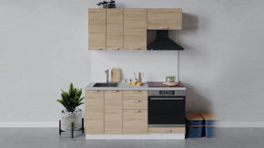 Кухонный гарнитур «Гранита» длиной 160 см со шкафом НБ в Советском - sovetskij.mebel-tymen.ru | фото