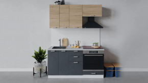 Кухонный гарнитур «Гранита» длиной 160 см со шкафом НБ в Советском - sovetskij.mebel-tymen.ru | фото