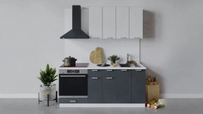 Кухонный гарнитур «Гранита» длиной 180 см со шкафом НБ в Советском - sovetskij.mebel-tymen.ru | фото