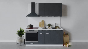 Кухонный гарнитур «Гранита» длиной 180 см со шкафом НБ в Советском - sovetskij.mebel-tymen.ru | фото