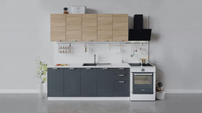 Кухонный гарнитур «Гранита» длиной 200 см в Советском - sovetskij.mebel-tymen.ru | фото