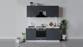 Кухонный гарнитур «Гранита» длиной 200 см со шкафом НБ в Советском - sovetskij.mebel-tymen.ru | фото