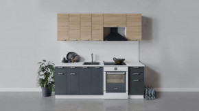 Кухонный гарнитур «Гранита» длиной 220 см в Советском - sovetskij.mebel-tymen.ru | фото