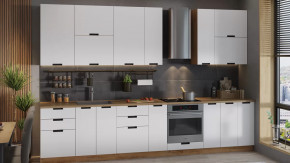 Кухонный гарнитур «Гренада» №13 Дуб Крафт золотой, Холст Белый в Советском - sovetskij.mebel-tymen.ru | фото