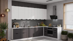 Кухонный гарнитур «Гренада» №22 Белый, Холст Белый, Холст Вулкан в Советском - sovetskij.mebel-tymen.ru | фото