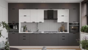 Кухонный гарнитур «Гренада» №9 Белый, Холст Белый, Холст Вулкан в Советском - sovetskij.mebel-tymen.ru | фото