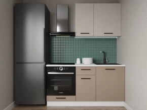 Кухонный гарнитур Каппучино-1600 МДФ столешница 38 мм в Советском - sovetskij.mebel-tymen.ru | фото