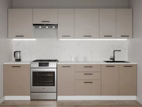 Кухонный гарнитур Каппучино-3000 МДФ столешница 38 мм в Советском - sovetskij.mebel-tymen.ru | фото