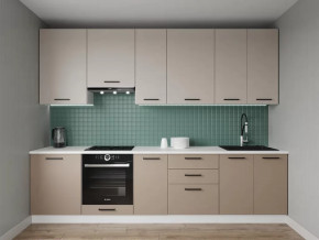 Кухонный гарнитур Каппучино-3000 (верх 950мм) МДФ столешница 38 мм в Советском - sovetskij.mebel-tymen.ru | фото