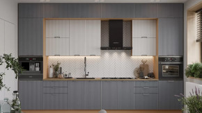 Кухонный гарнитур «Кимберли» №16 Дуб Крафт золотой, Сноу, Титан в Советском - sovetskij.mebel-tymen.ru | фото