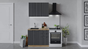 Кухонный гарнитур «Кимберли» длиной 100 см Дуб Крафт золотой, Титан в Советском - sovetskij.mebel-tymen.ru | фото