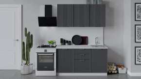 Кухонный гарнитур «Кимберли» длиной 150 см Белый, Титан в Советском - sovetskij.mebel-tymen.ru | фото