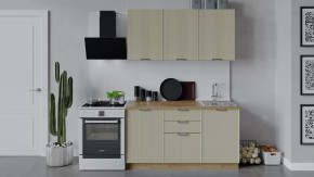 Кухонный гарнитур «Кимберли» длиной 150 см Дуб Крафт золотой, Крем в Советском - sovetskij.mebel-tymen.ru | фото