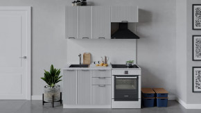 Кухонный гарнитур «Кимберли» длиной 160 см Белый, Сноу в Советском - sovetskij.mebel-tymen.ru | фото