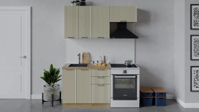 Кухонный гарнитур «Кимберли» длиной 160 см Дуб Крафт золотой, Крем в Советском - sovetskij.mebel-tymen.ru | фото