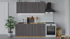 Кухонный гарнитур «Кимберли» длиной 180 см Дуб Крафт золотой, Муссон в Советском - sovetskij.mebel-tymen.ru | фото