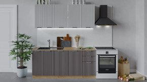 Кухонный гарнитур «Кимберли» длиной 180 см Дуб Крафт золотой, Сноу, Муссон в Советском - sovetskij.mebel-tymen.ru | фото