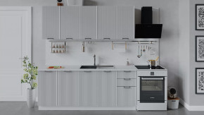 Кухонный гарнитур «Кимберли» длиной 200 см Белый, Сноу в Советском - sovetskij.mebel-tymen.ru | фото