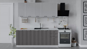 Кухонный гарнитур «Кимберли» длиной 200 см Белый, Сноу, Муссон в Советском - sovetskij.mebel-tymen.ru | фото