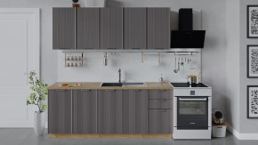 Кухонный гарнитур «Кимберли» длиной 200 см Дуб Крафт золотой, Муссон в Советском - sovetskij.mebel-tymen.ru | фото